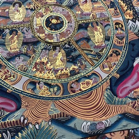 Tibetan Thangka Wheel Of Life Interpretation Vacationwolf