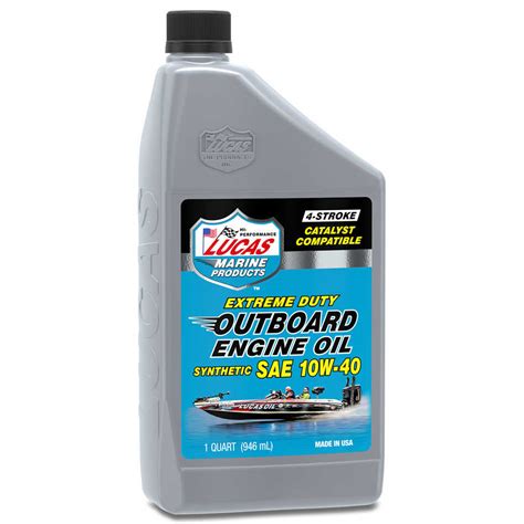 Lucas Outboard Engine Oil Synthetic Sae W Toughag