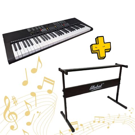 Global Skywing Sw Gl Key Electronic Keyboard W D Stand