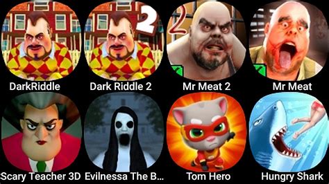 Dark Riddle Mr Meat 2 Scary Teacher 3D Evilnessa The Tom Hero Hungry