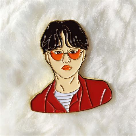 Bts Suga Kpop Enamel Pin Distinct Pins