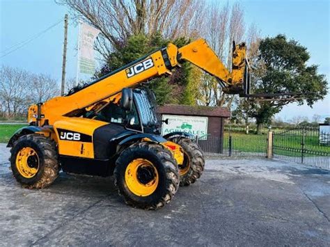 Jcb Wd Telehandler Year Meters C W Pallet Tines