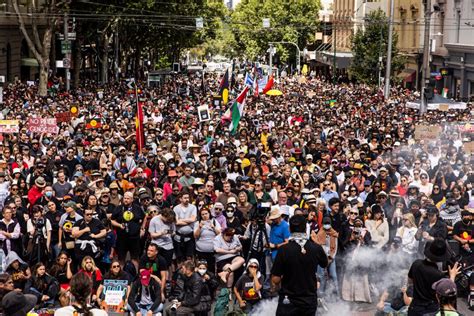 Thousands Rally on Steps of State Parliament During ‘Invasion Day ...