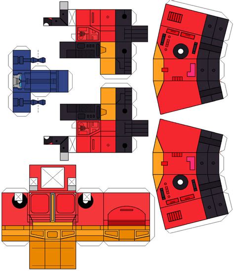 Transformers Papercraft Pyro By Manohuevo123 On Deviantart