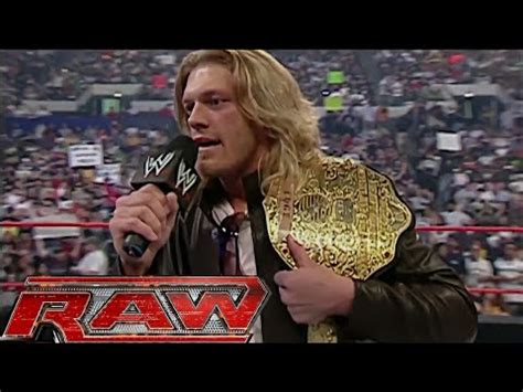 Edge Shawn Michaels Segment Edge S Farewell Address Before Judgment