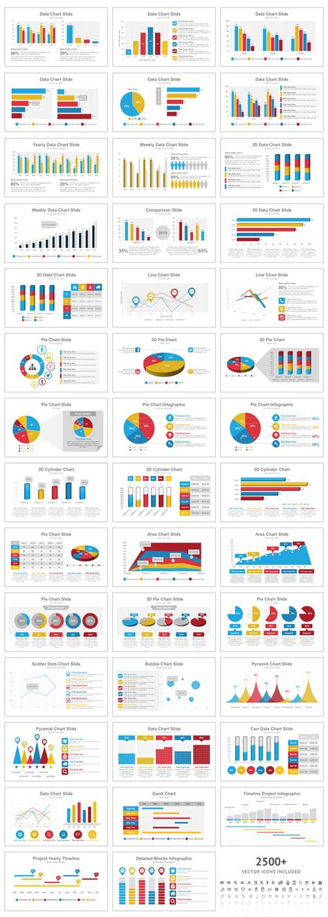 Data Charts PowerPoint template #94245 - TemplateMonster