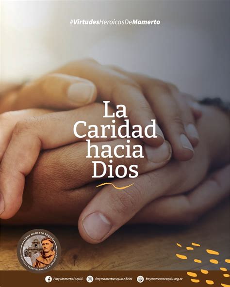 Virtudes Heroicas De Mamerto La Caridad Hacia Dios ~ Fray Mamerto Esquiú