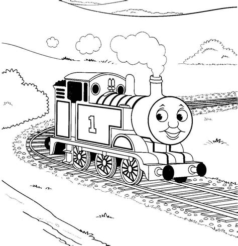 James The Train Coloring Pages at GetColorings.com | Free printable ...