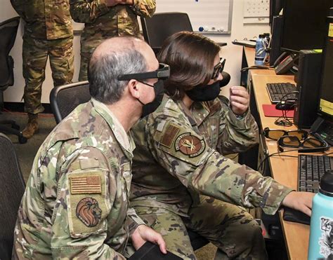 16th Air Force Air Forces Cyber Vice Commander Visits 363d Isr Wing