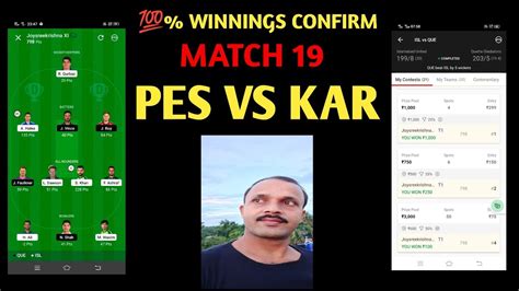 PES Vs KAR Dream11 Prediction Today Match PES Vs KAR Dream11 Team