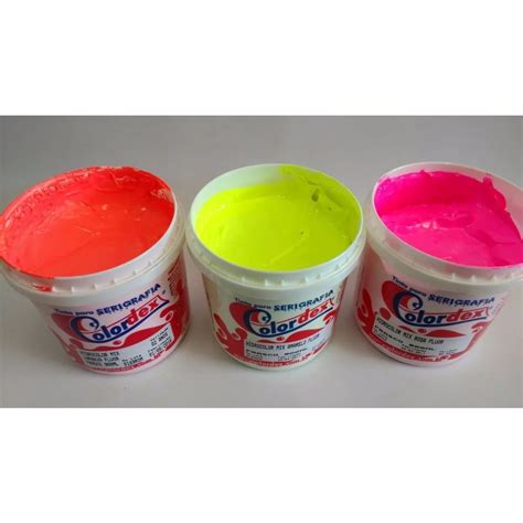 Tinta Tecido Hidrocolor Cobertura Fluorescente Silk Screen Shopee Brasil