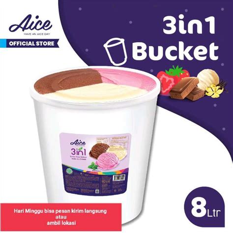 Jual Aice Es Krim In Kemasan Ember Liter X Dapat Bucket Di