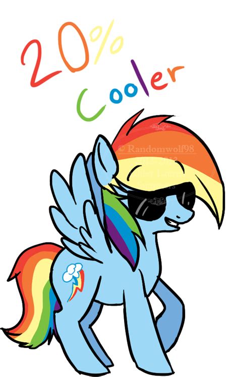 Rainbow Dash Now 20 Percent Cooler By Crowrley On Deviantart