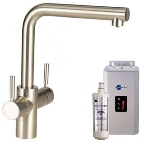 Insinkerator Brushed 3in1 Boiling Hot Water Kitchen Tap With Neo Tank