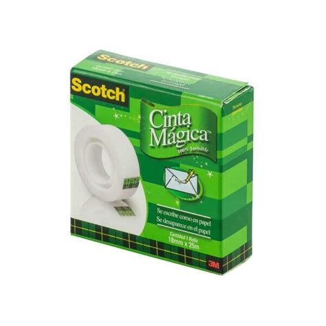 Cinta Adhesiva Scotch Magic Esp Mm X Mts Distribuidora La