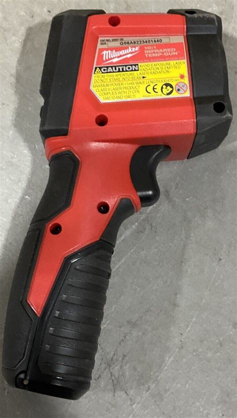 USED MILWAUKEE 2267 20 LASER TEMPERATURE GUN INFRARED THERMOMETER