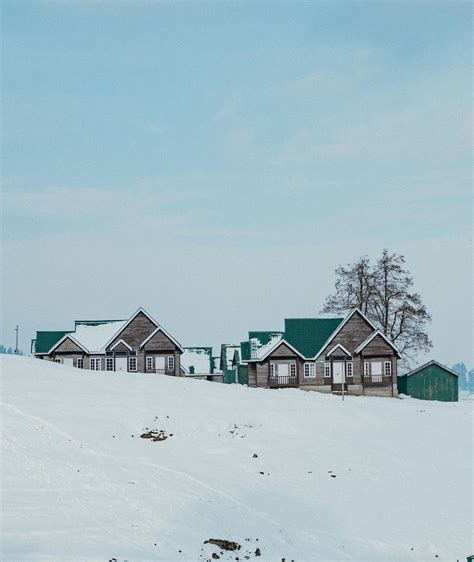 Village on Sea Coast in Norway in Winter · Free Stock Photo