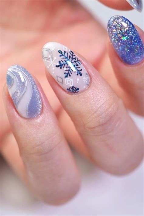 20 Chic Winter Nail Designs That Capture The Magic Of The Season Polish And Pearls