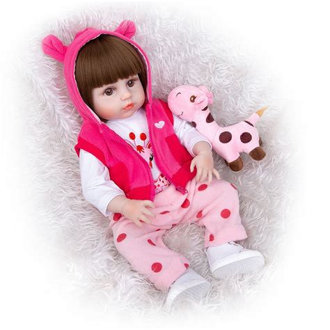 48cm 19inch Reborn Baby Girl Dolls Full Body Silicone Cute Girl Dolls