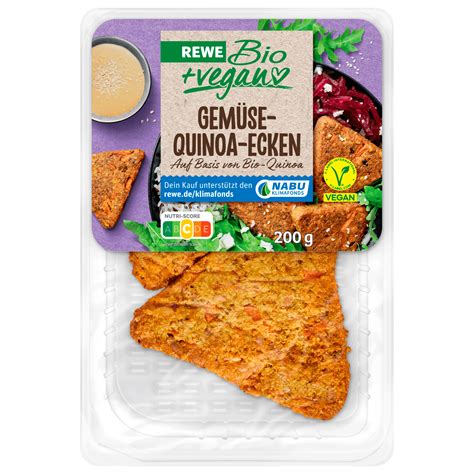 REWE Bio vegan Bio Gemüse Quinoa Ecken 200g bei REWE online bestellen