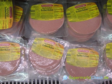 Naumburger Sächsischer Leberkäse in Scheiben Preis Angebote Kalorien