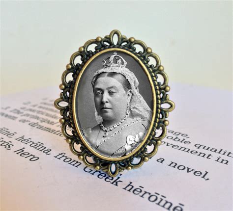 Queen Victoria Brooch Queen Victoria Pin Victorian T Etsy