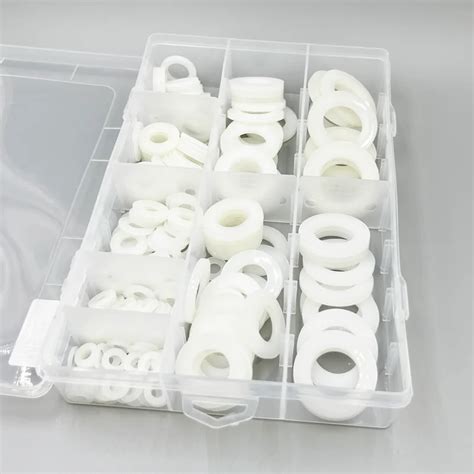 Nylon Washer White Black Plastic Nylon Flat Washer Plain Insulation