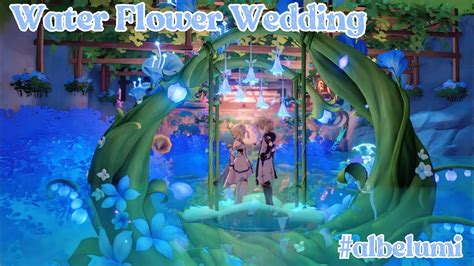 【原神・塵歌壺】water Flower Wedding Albedo × Lumine 原神動画まとめ