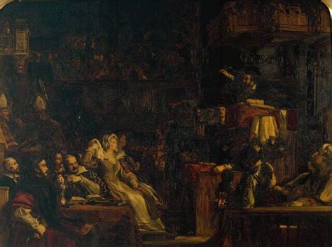 ملفdavid Wilkie 1785 1841 The Preaching Of Knox Before The Lords