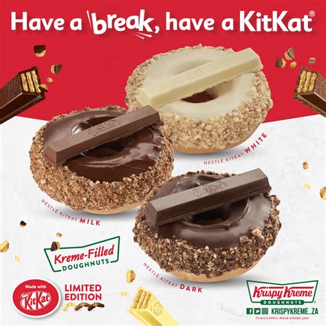 Krispy Kreme Introduces Limited Kit Kat Doughnut Range Yomzansi