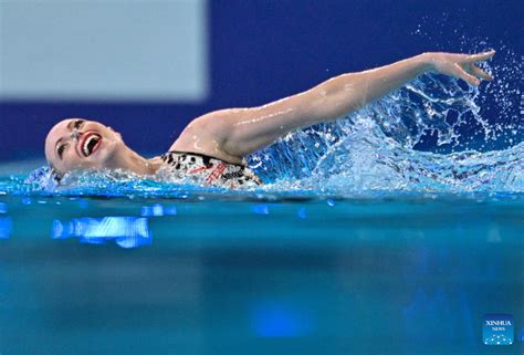 In Pics Final Of Women S Solo Free Of Artistic Swimming At World