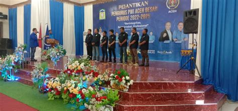 Ketua Pwi Aceh Nasir Nurdin Resmi Lantik Pengurus Pwi Aceh Besar