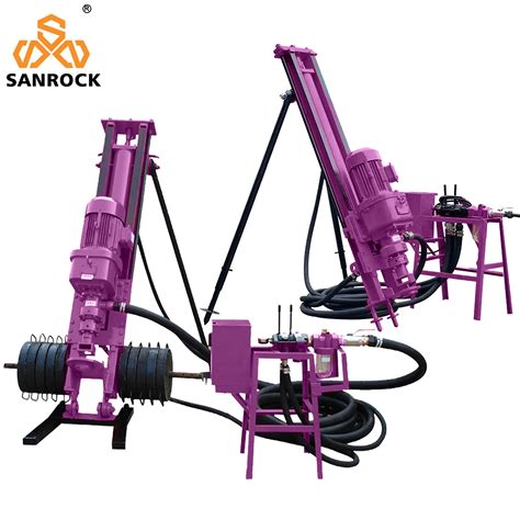 Horizontal Borehole Drilling Rig Mining Equipment Portable Electric DTH