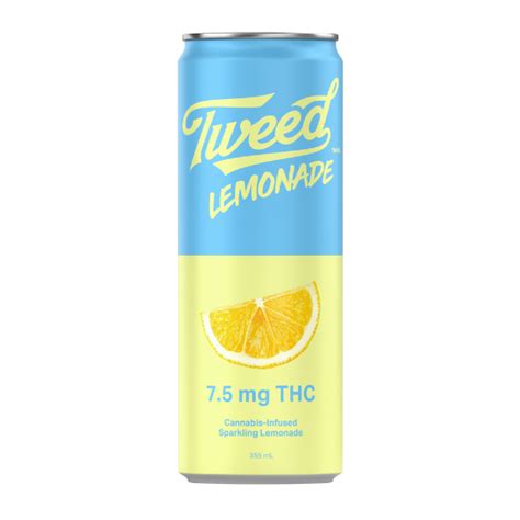 TWEED SPARKLING LEMONADE BEVRAGE Up In Smoke Cannabis Tobacconist