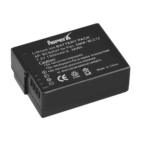 1x7 2v 1300mah Dmwblc12 Blc12 Dmw Blc12 Dmw Blc12e Batterie Li Ion