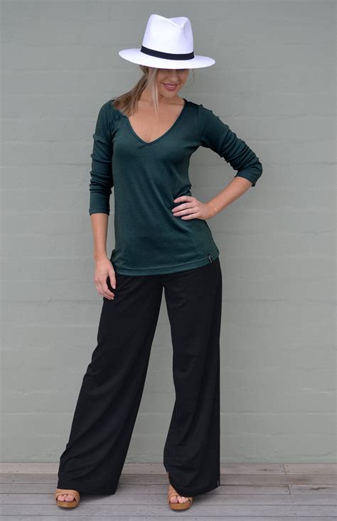 Palazzo Pants Wide Leg Pants Smitten Merino