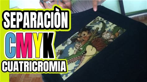 COMO HACER UNA CUATRICROMIA EN SERIGRAFÍA SEPARACION CMYK SELECCION