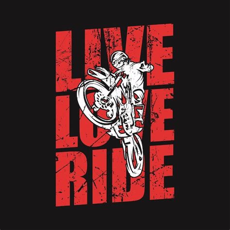 Premium Vector Live Love Ride Motorcycle T Shirt Design Motorbike