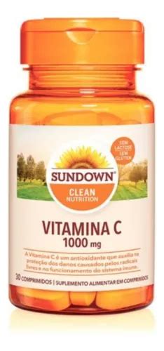 Vitamina C Sundown 1000 Mg 30 Comprimidos Mercadolivre