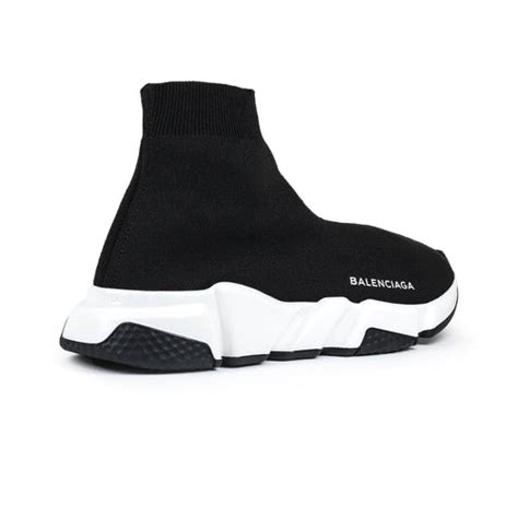 Balenciaga Speed Knit Sock Triple Black W Crepslocker