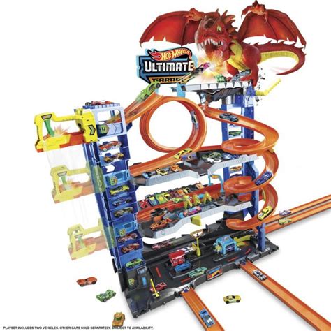 Mattel Hot Wheels City Garáž s drakem HKX48 Hračky Dům hraček MIKI FUN