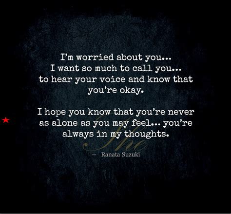 Worried About You Quotes