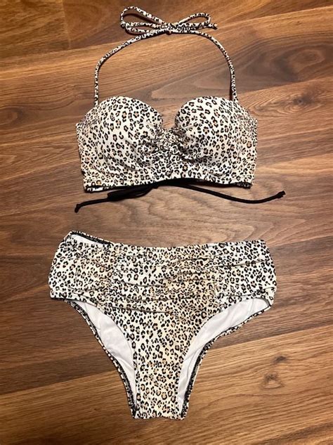 Victoria S Secret Bikini Bandeau 34C S Leo Muster Kaufen Auf Ricardo