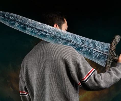 This Life Sized Elden Ring Dark Moon Greatsword Replica Scales With Money