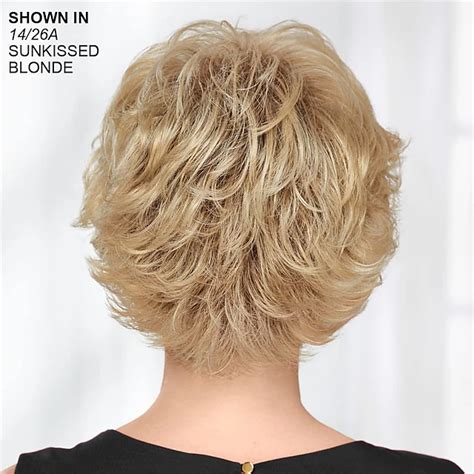 Dance Whisperlite Wig By Paula Young Short Fashion Forward Wavy Wig With Razor Cut Bangs And