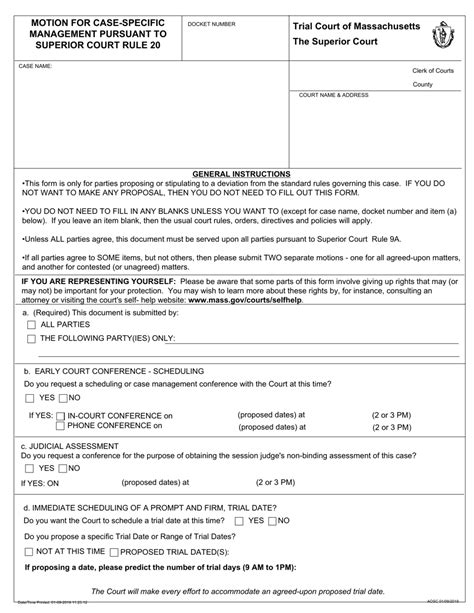 Fillable Forms Motion For Continuance Los Angeles Superior Court