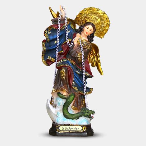 Imagem Sacra Em Resina De Nossa Senhora Do Apocalipse