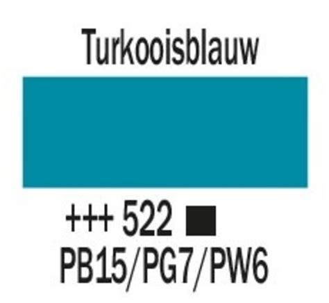 Amsterdam Standard Series Acrylverf Pot 1000 Ml Turkooisblauw 522