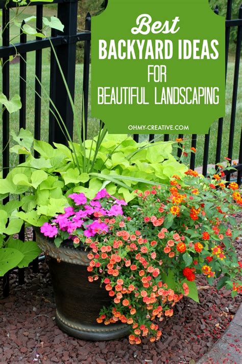 Best Backyard Ideas For Landscaping - Oh My Creative