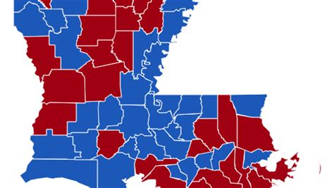 Louisiana Us Senate Election Result Map History